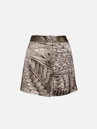 Victoria Short,HEIRLOME,BEIGE/CHOCOLATE,Image 1