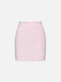 Tweed Mini Skirt,BALENCIAGA,PINK,Image 1