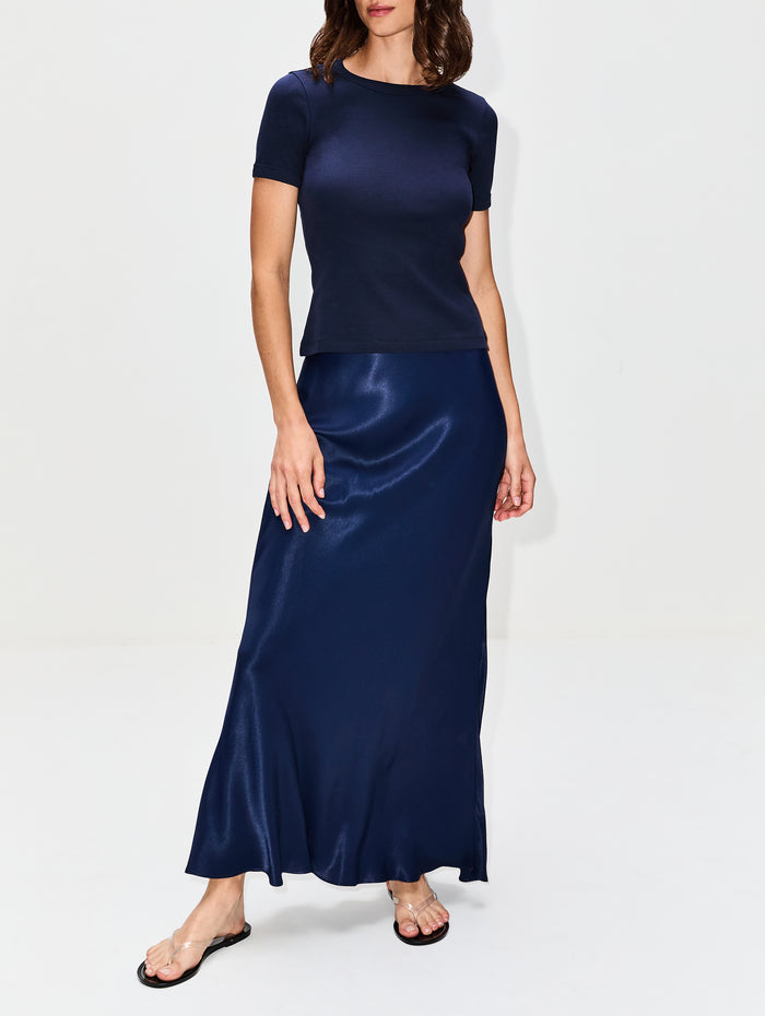 Car Tee,FLORE FLORE,NAVY,Image 1