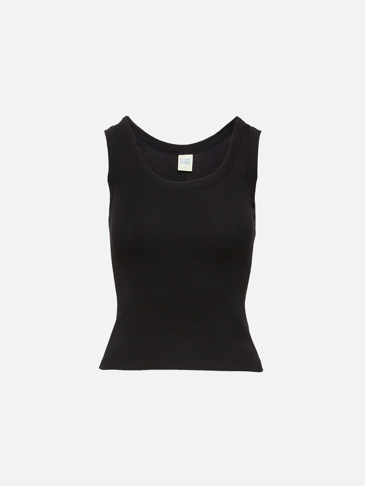 Hillie Tank,FLORE FLORE,BLACK,Image 1