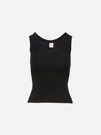 Hillie Tank,FLORE FLORE,BLACK,Image 1