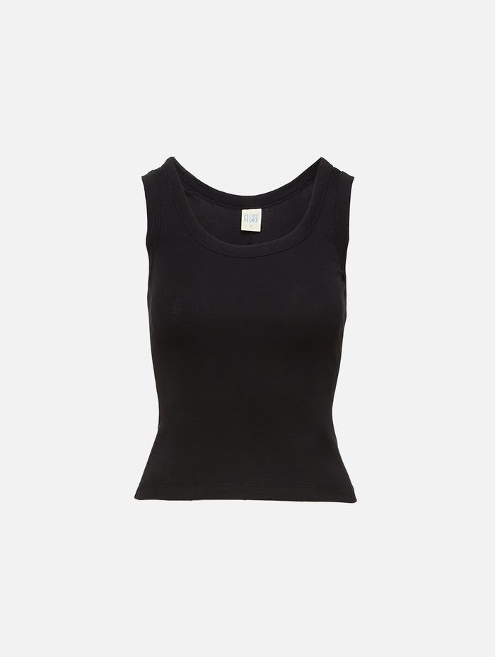 Hillie Tank,FLORE FLORE,BLACK,Image 1