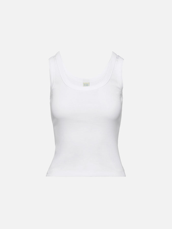 Hillie Tank,FLORE FLORE,WHITE,Image 1