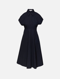 Poplin Power Dress,DOROTHEE SCHUMACHER,MIDNIGHT,Image 1