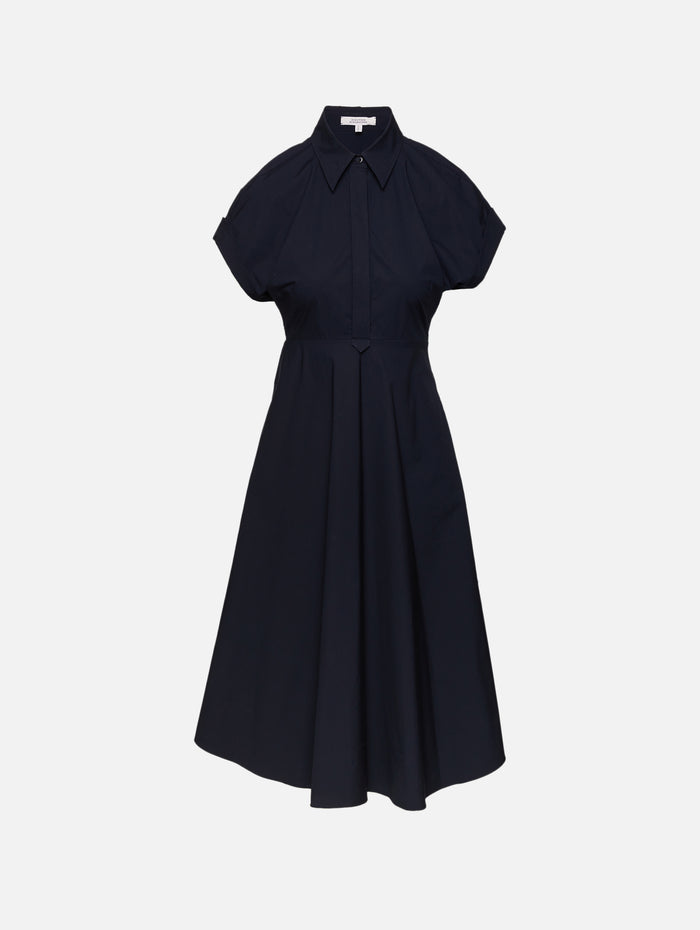 Poplin Power Dress,DOROTHEE SCHUMACHER,MIDNIGHT,Image 1