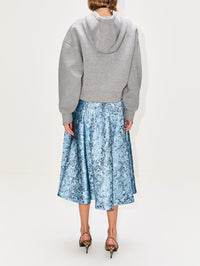 Jersey Hoodie,GUCCI,GREY MELANGE,Image 3