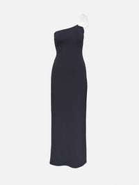 Ribbon Scuba Maxi Dress,ZEYNEP ARCAY,ANTRASIT,Image 1