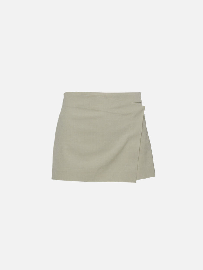 Wrap Short,ST AGNI,MOSS GREY,Image 1