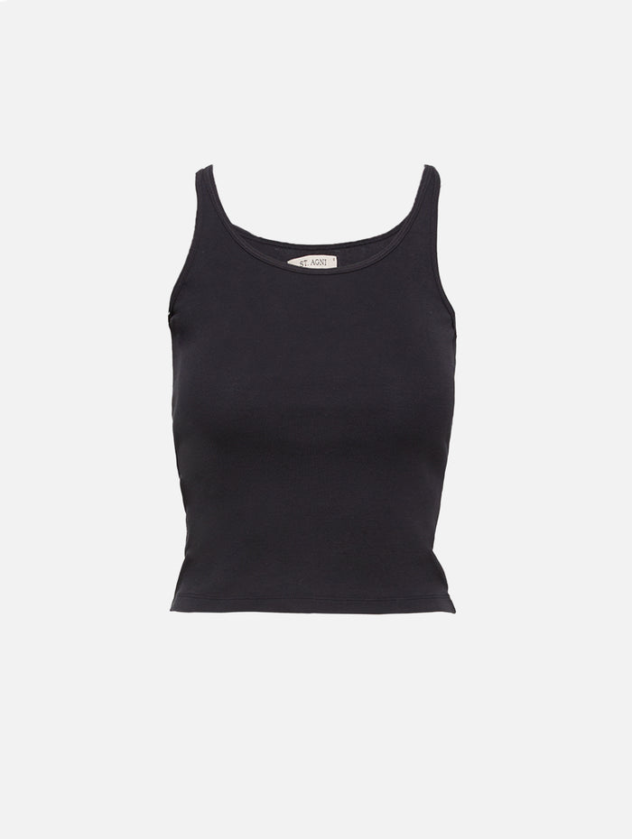 Slim Scoop Tank,ST AGNI,BLACK,Image 1