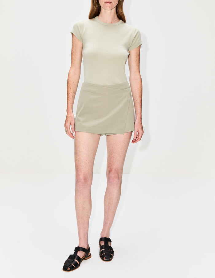 Wrap Short,ST AGNI,MOSS GREY,Image 1