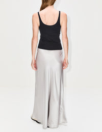Slim Scoop Tank,ST AGNI,WHITE,Image 3