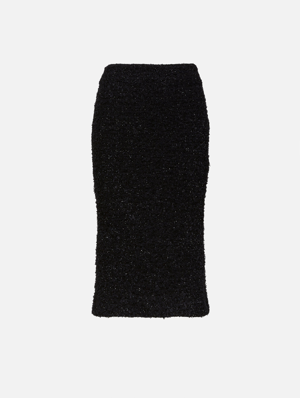 Tweed Midi Skirt,BALENCIAGA,BLACK,Image 1
