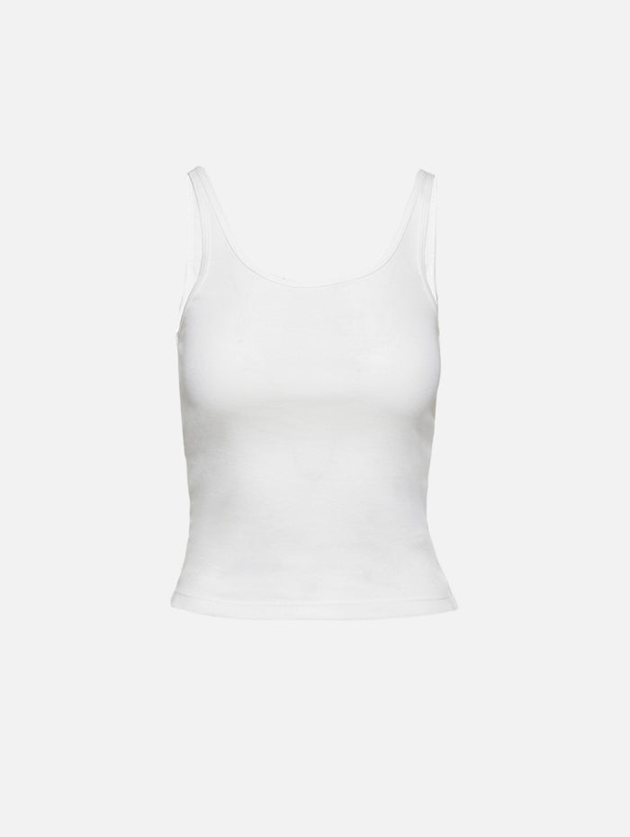 Slim Scoop Tank,ST AGNI,WHITE,Image 1