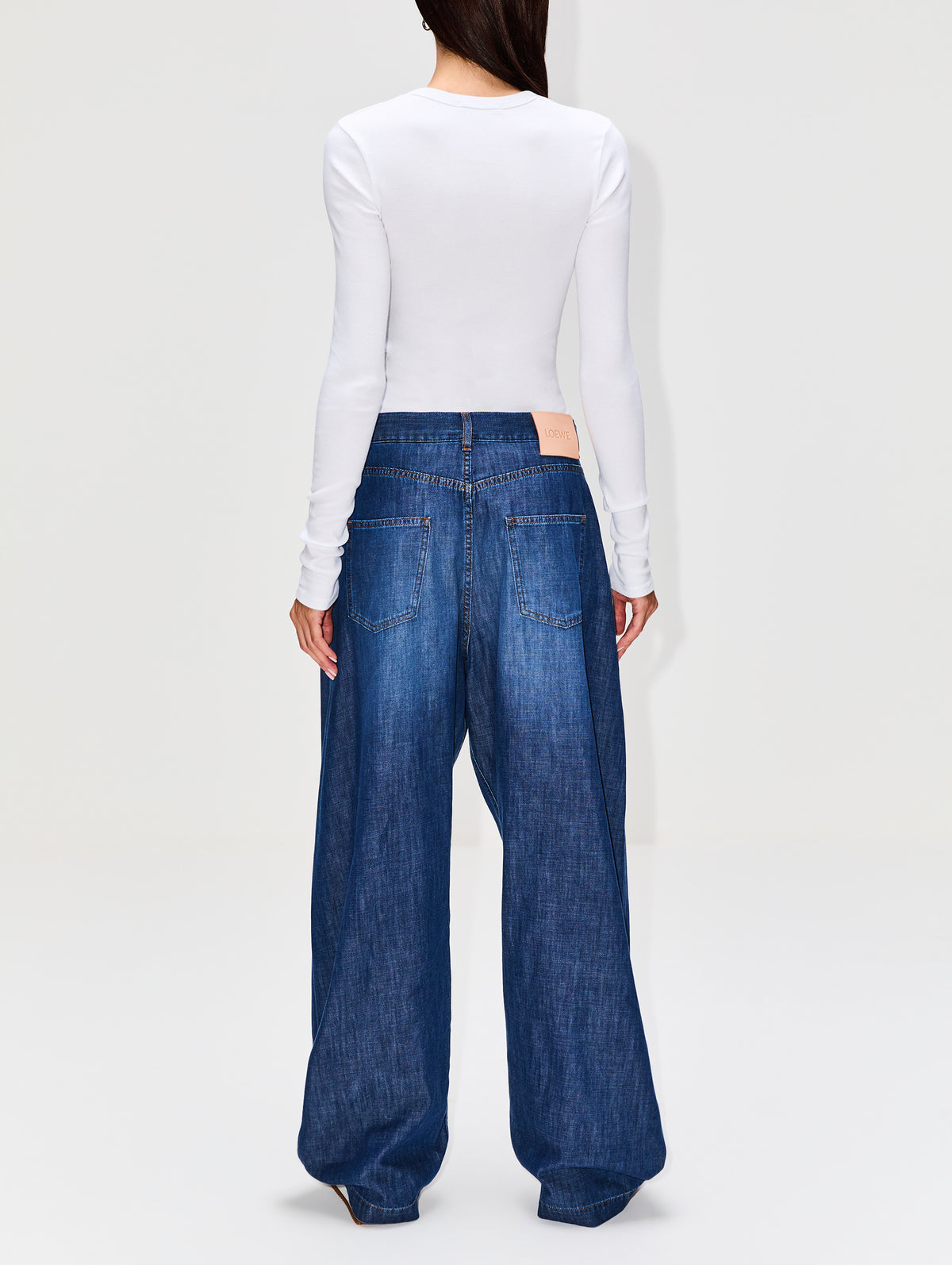 Crawford Long Sleeve Top,ELYSEWALKER LABEL,BLACK,Image 3