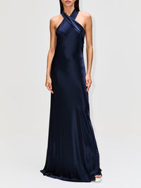 Pandora Gown,GALVAN,BLACK,Image 2