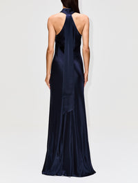 Pandora Gown,GALVAN,BLACK,Image 4