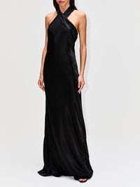 Pandora Gown,GALVAN,BLACK,Image 6