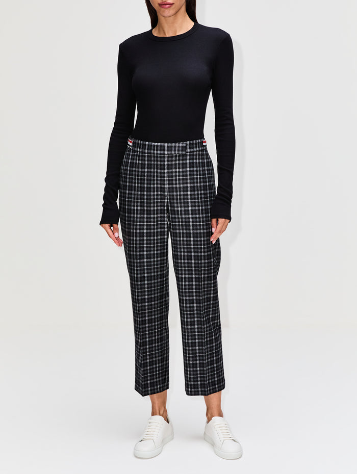 Crawford Long Sleeve Top,ELYSEWALKER LABEL,BLACK,Image 1