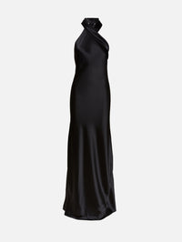 Pandora Gown,GALVAN,BLACK,Image 5