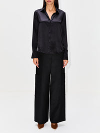 Cae La Noche Blouse,ANDRES OTALORA,BLACK,Image 2