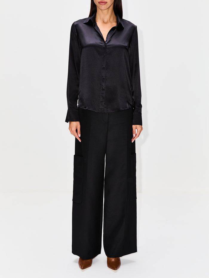 Cae La Noche Blouse,ANDRES OTALORA,BLACK,Image 1