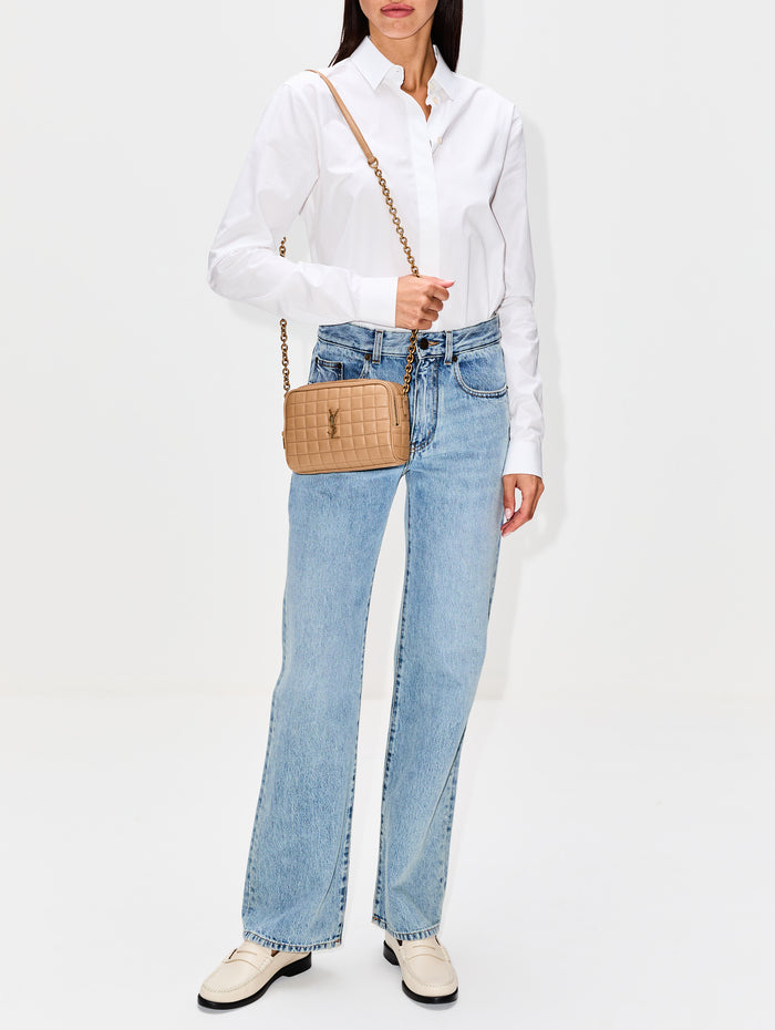 Mini Camera Bag,SAINT LAURENT,NATURAL TAN,Image 1
