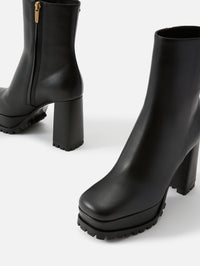 Harlem Vitello Glove Boot,GIANVITO ROSSI,BLACK,Image 5