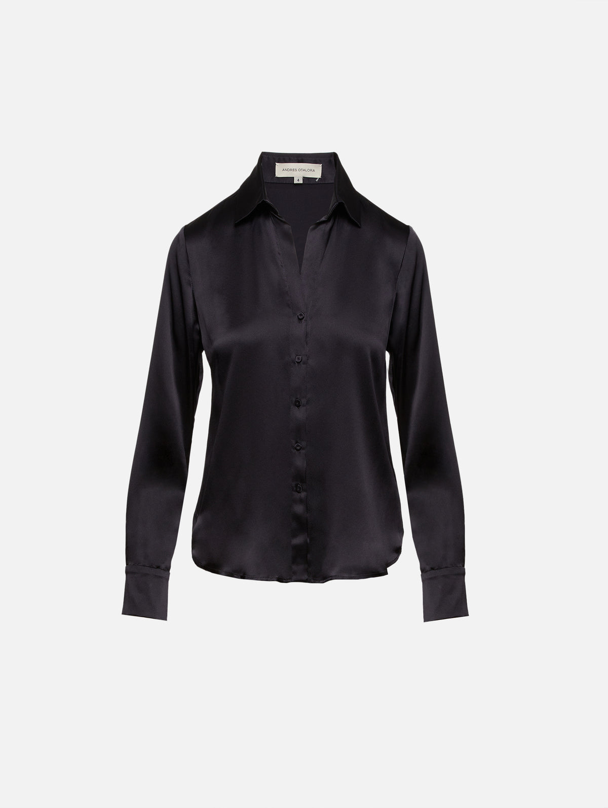 Cae La Noche Blouse,ANDRES OTALORA,BLACK,Image 1