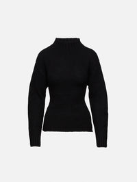 Tie Back Jumper,ST AGNI,BLACK,Image 1