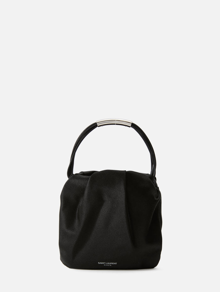 Mini Pochon Bag,SAINT LAURENT,NOIR,Image 1