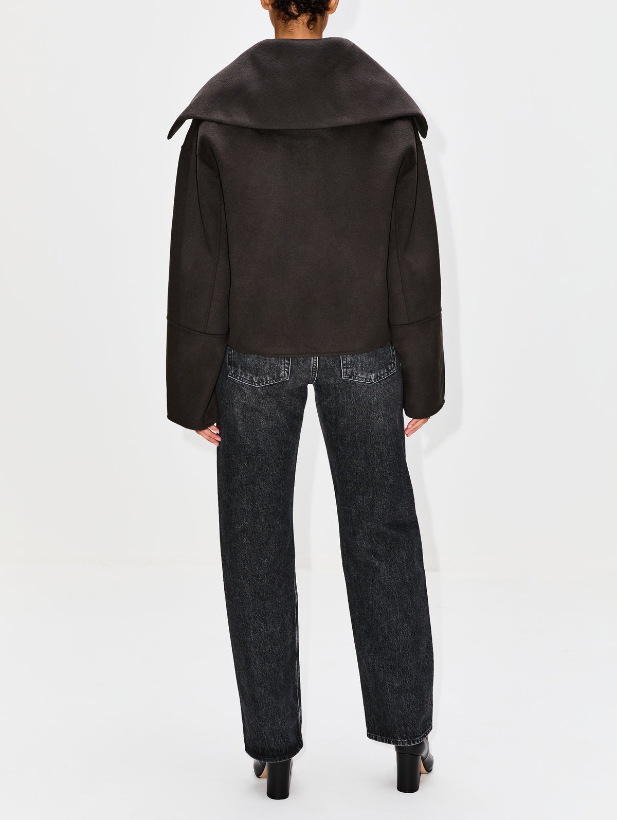 Maxe Pullover Top,NANUSHKA,ANTHRACITE,Image 3