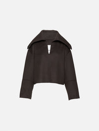 Maxe Pullover Top,NANUSHKA,ANTHRACITE,Image 1