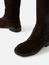 Riding Boot Suede,GIANVITO ROSSI,MOKA,Image 2
