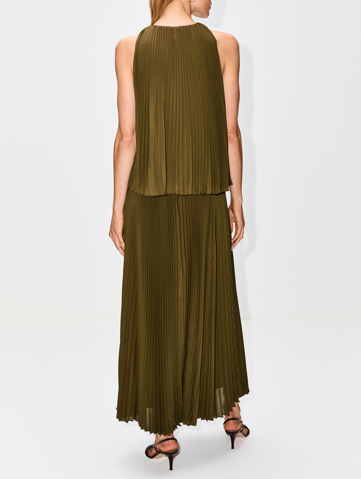 Hallett Dress,BRANDON MAXWELL,OLIVE GREEN,Image 4