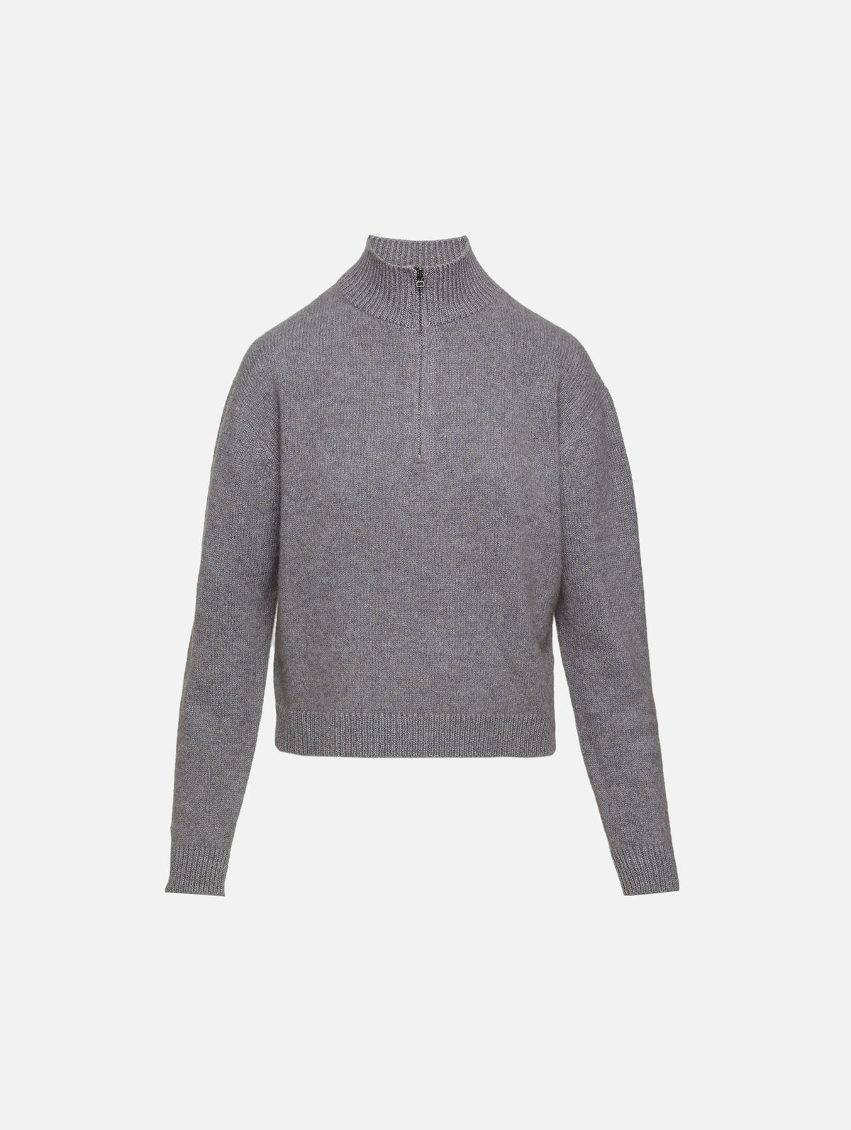 Half Zip Sweater,THE ELDER STATESMAN,CAMEL,Image 1