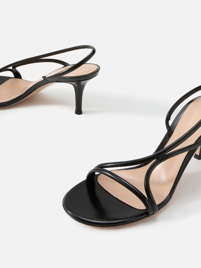 Nuit Sandal 70mm,GIANVITO ROSSI,BLACK,Image 1