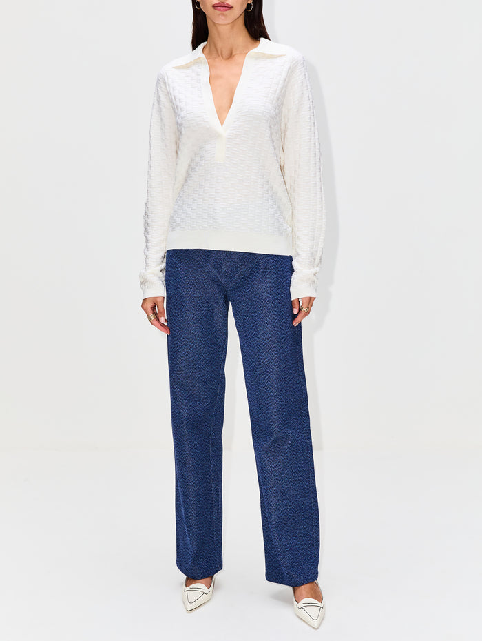 Axel Trouser,TOVE,BLUE,Image 1