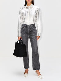 St. Barths Medium Tote,NAGHEDI,ONYX,Image 2