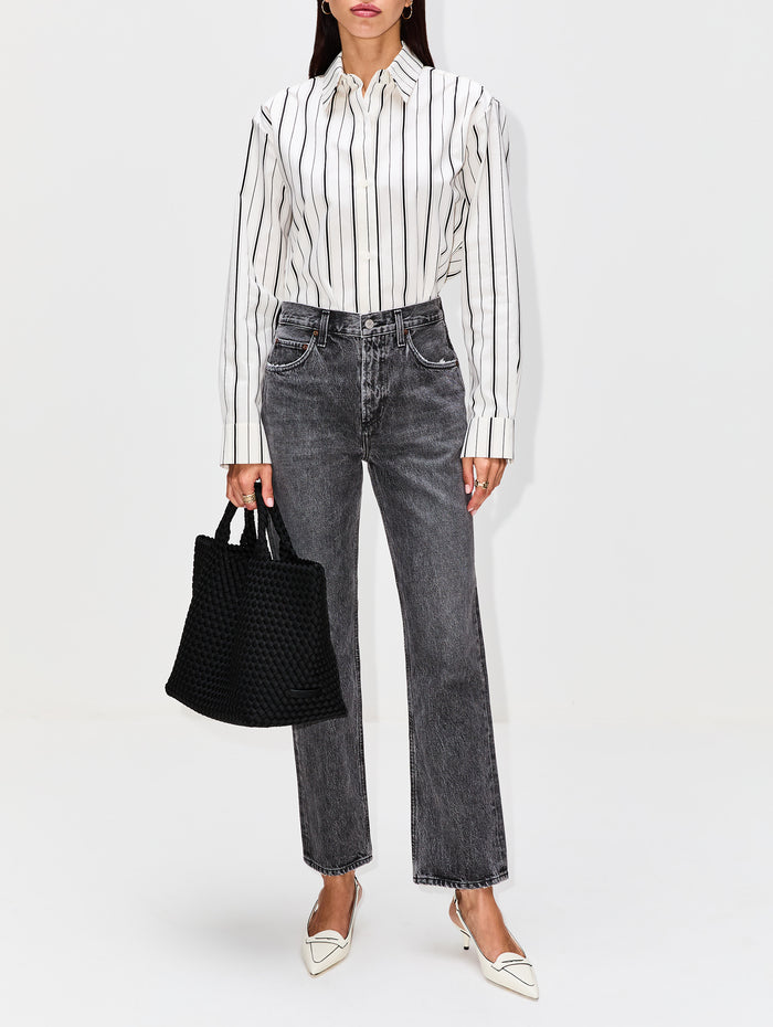 St. Barths Medium Tote,NAGHEDI,ONYX,Image 1