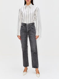 Damita Shirt,TOVE,WHITE STRIPE,Image 2