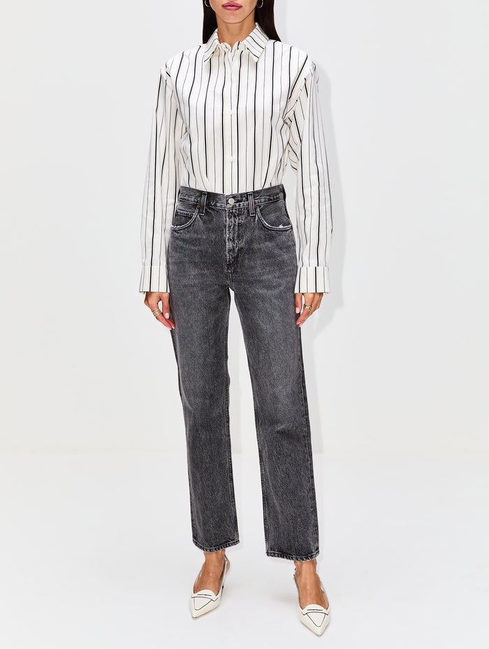 Damita Shirt,TOVE,WHITE STRIPE,Image 1