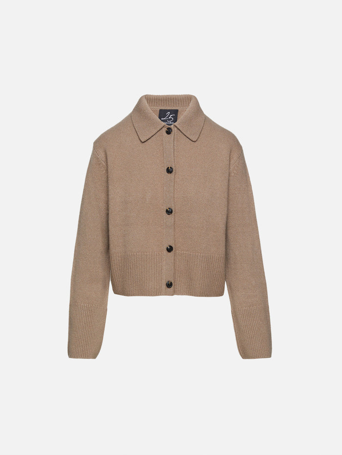 Anniversary Cardigan,ELYSEWALKER LABEL,OAK BROWN,Image 1