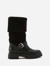 Chalet Boot,GIANVITO ROSSI,BLACK,Image 1
