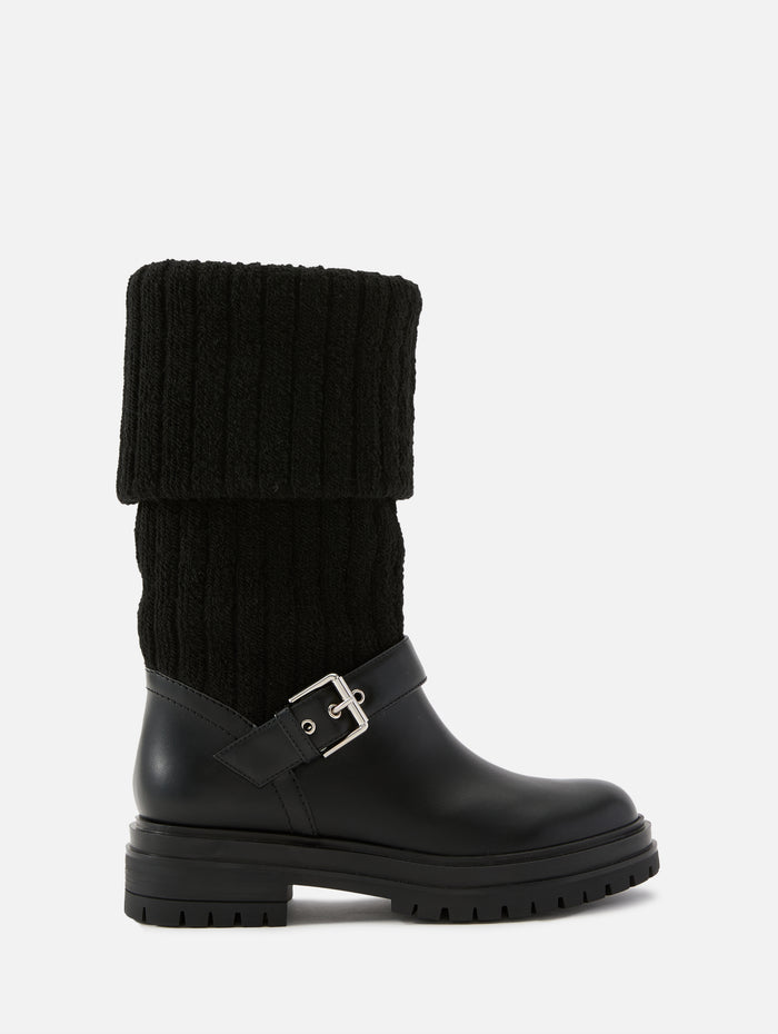 Chalet Boot,GIANVITO ROSSI,BLACK,Image 1
