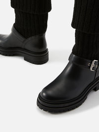 Chalet Boot,GIANVITO ROSSI,BLACK,Image 2