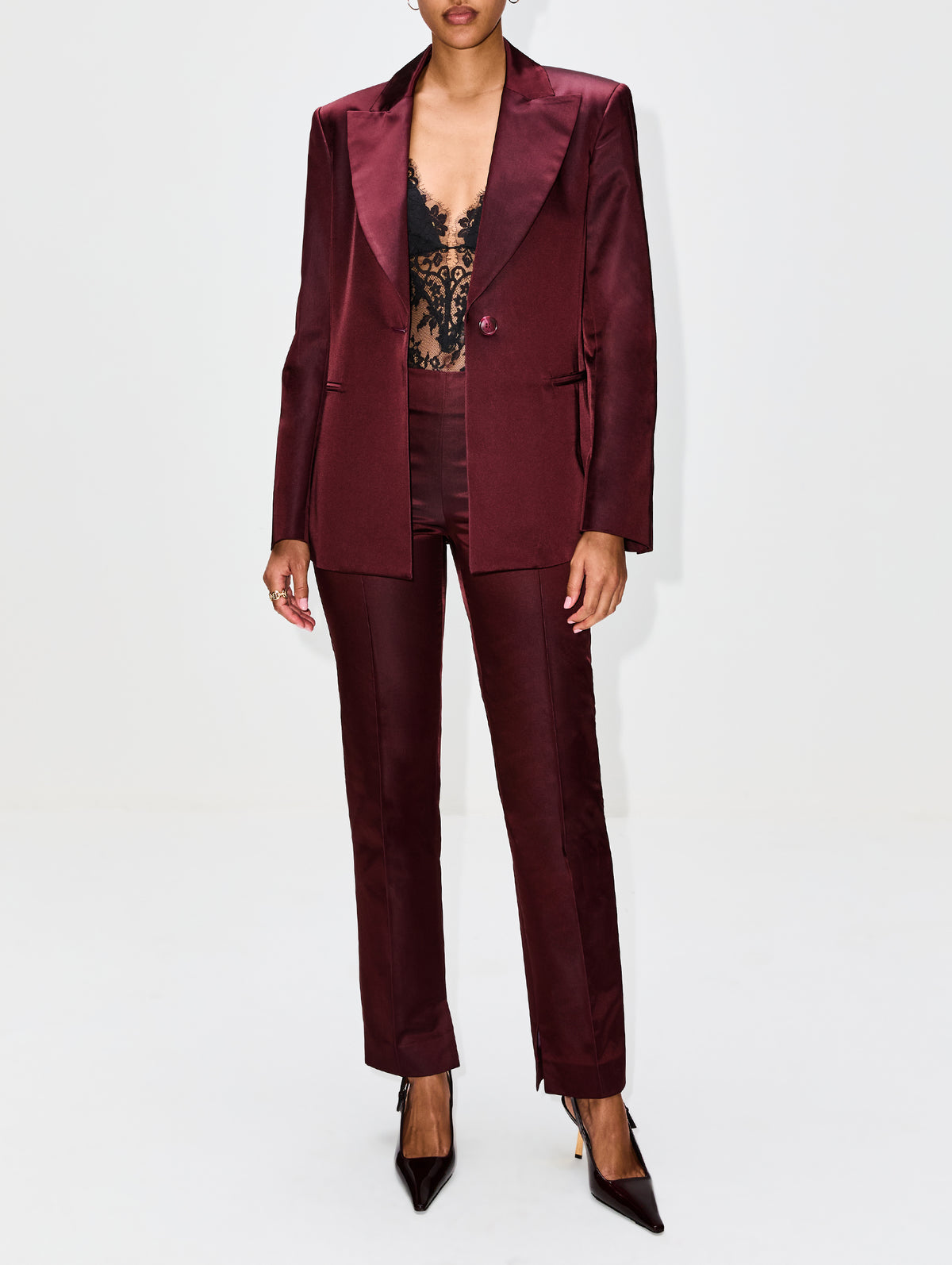 Ali Blazer,AMIR TAGHI,BURGUNDY,Image 2