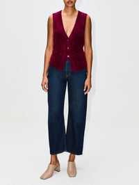 Fluffy Luxury Top,DOROTHEE SCHUMACHER,BURGUNDY,Image 2