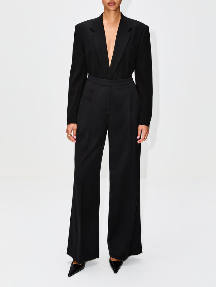 Tucked Pant,GIVENCHY,BLACK,Image 1