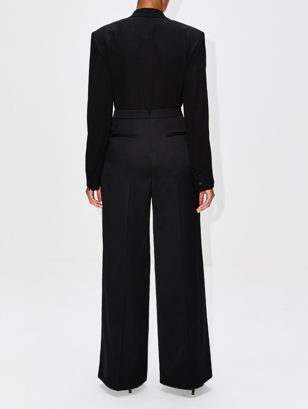 Tailored Bodysuit,PETAR PETROV,BLACK,Image 3