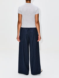 Shrunken Polo,GUEST IN RESIDENCE,PLUM,Image 3